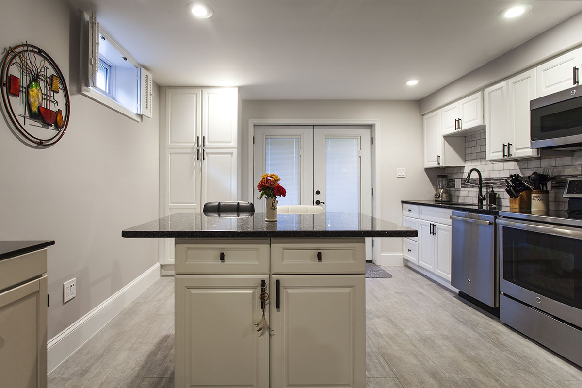 Basement to Apartment Conversion in Woodbridge, VA Solid Kitchen & Bath Alexandria VA